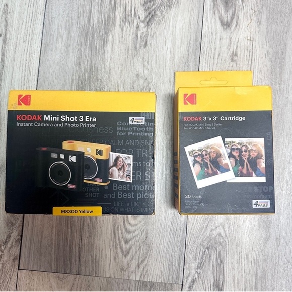Kodak Mini Shot 3 Era Instant Camera and Photo Printer - Yellow - Picture 1 of 11